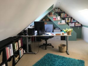 bureau sous les combles - Aude à la déco