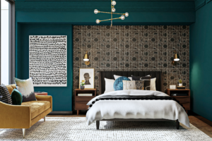 chambre en couleur