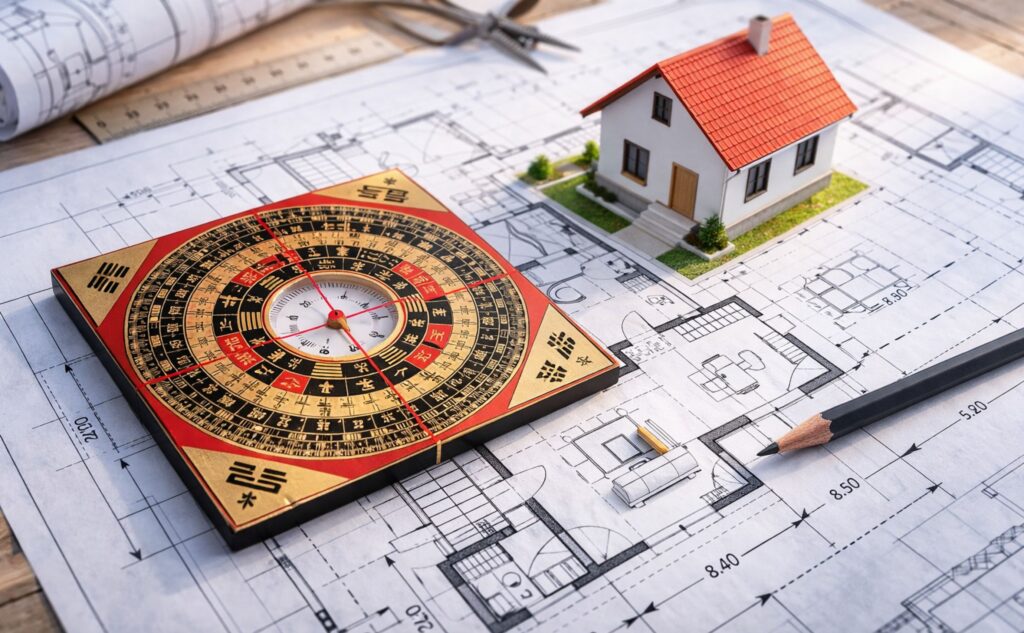 loupant et orientation maison feng shui